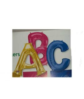 Pallone lettere colore fucsia 41 cm