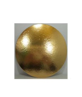 Vassoio tondo dorato 1 mm