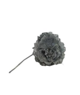 Fiore decorativo argento