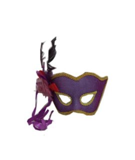 Maschera donna viola