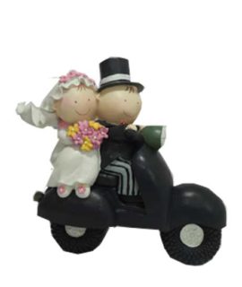 Vespa con gli sposi