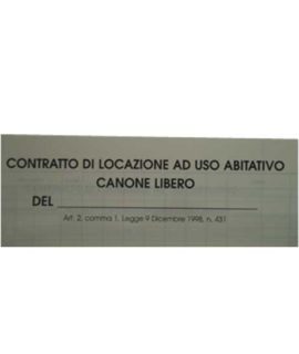 Contratto di locazione ad uso abitativo