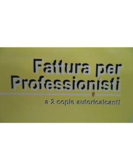 Fattura per professionisti