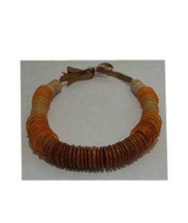 Collana effetto legno