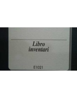 Libro inventari