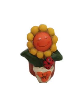 Portacandela girasole