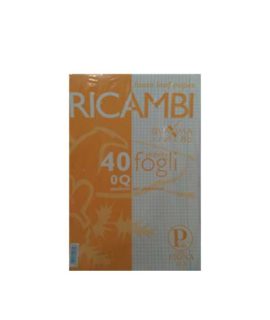 Ricambi semplici rigatura Q=quadretti con margine