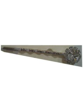 Fermaglio strass tondo