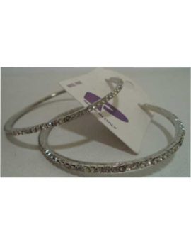Orecchini cerchi strass