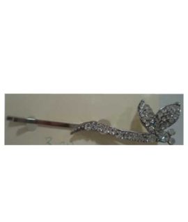 Fermaglio strass farfalla