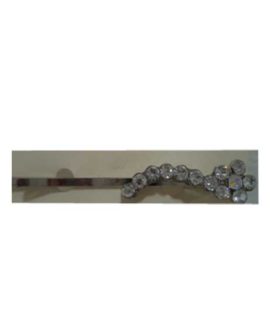 Fermaglio strass fiore