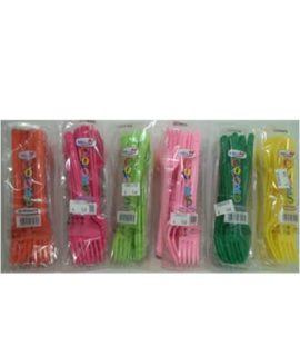 Forchetta plastica monocolore