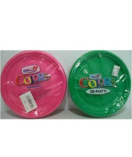 Piatto frutta plastica monocolore