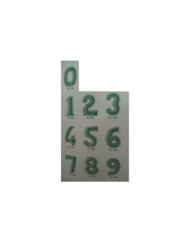 Pallone numeri colore tiffany 102 cm