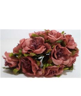 Mazzetto fiori bordeaux