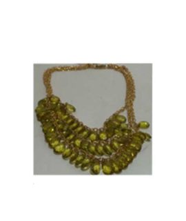 Collana oro/verde