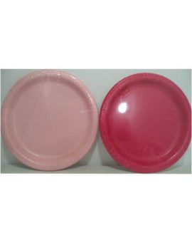 Piatto monocolore in cartone 17.4 cm