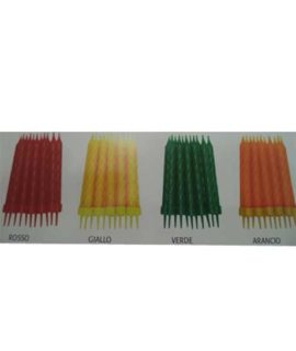 Candele torcigliate 10 cm