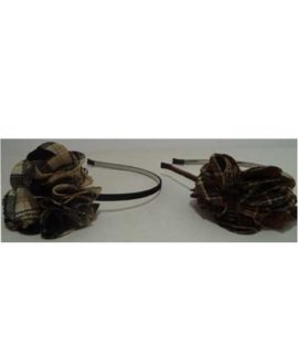 Cerchietto con fiore scozzese