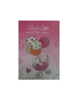 Biglietto NASCITA carrozzina