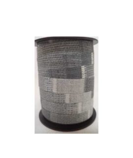 Nastrino di carta per regali grigio