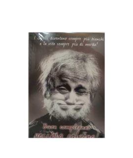 Biglietto compleanno vecchietto