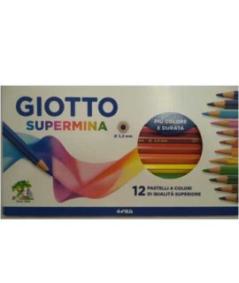 Pastelli Giotto SUPERMINA da 12 pz Punta 3.8 mm