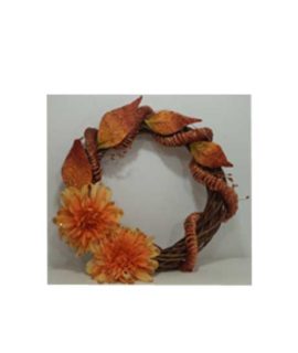 Ghirlanda dietroporta autunnale