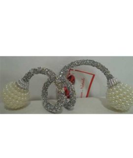 Addobbo natalizio palline di perle