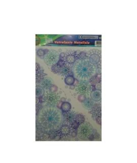 Vetrofania NATALIZIA angolare