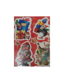 Vetrofanie natalizie da 2 pz