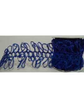 Nastro natalizio rete blu
