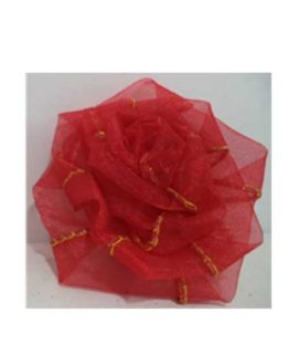 Rosa natalizia in organza