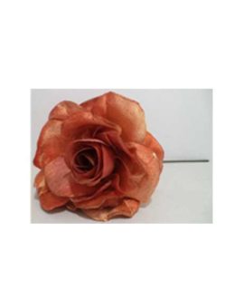 Rosa natalizia vellutata arancio