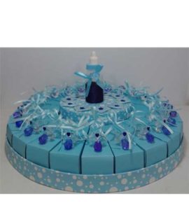 Confettata ciucci celesti 24 pz