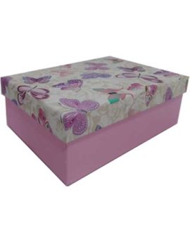 Scatola regalo con farfalle