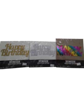 Cake Topper HAPPY BIRTHDAY