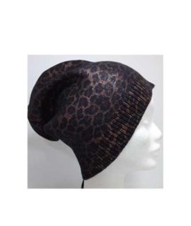 Cappello maculato su fondo bronzo