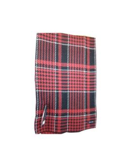 Sciarpa quadri e pied de poule