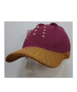 Cappello in lana con visiera