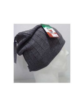 Cappello uomo a costine grigio