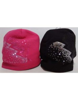 Cappello bimba con micropaillettes