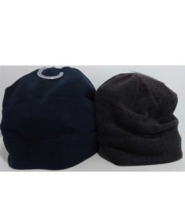 Cappello in pile con risvolto