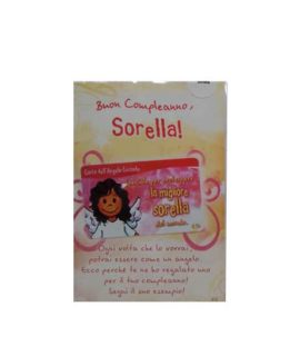 Biglietto compleanno sorella
