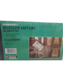RICEVUTE FATTURE DI AFFITTO duplice copia