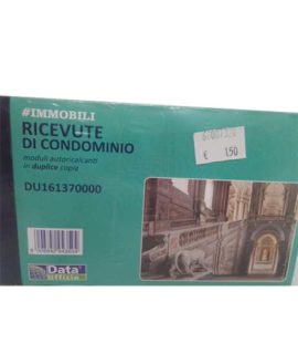 RICEVUTE DI CONDOMINIO duplice copia