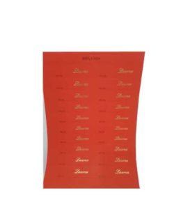 Biglietto confettata LAUREA rosso