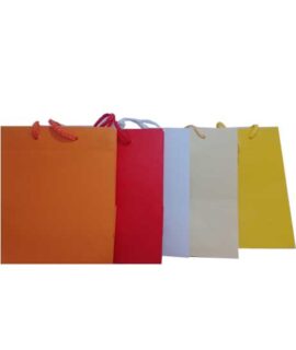 Busta regalo con cordoncino monocolore