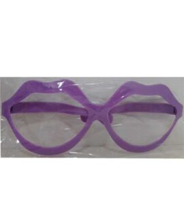 Occhiali da festa lilla