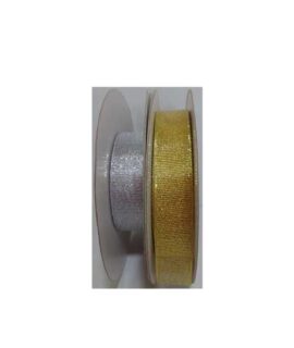 Nastro taffetta' lamè 19 mm